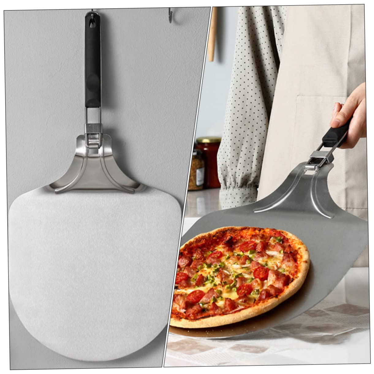 Pelle Acier Inoxydable Spatule De Transfert Pour Pizza Gâteaux Et Pâtisseries Outil De Cuisine Pratique Pour Maison Et Restaurant