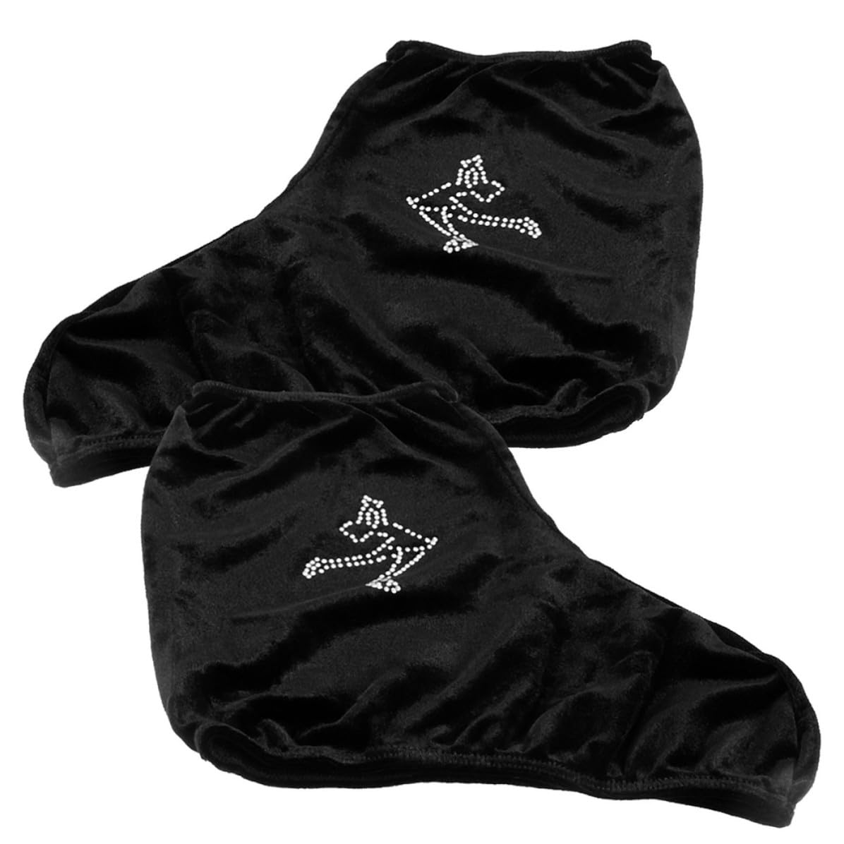 Didiseaon 3 Pares Fundas para Patines de Hielo, Poliéster Negro, Talla