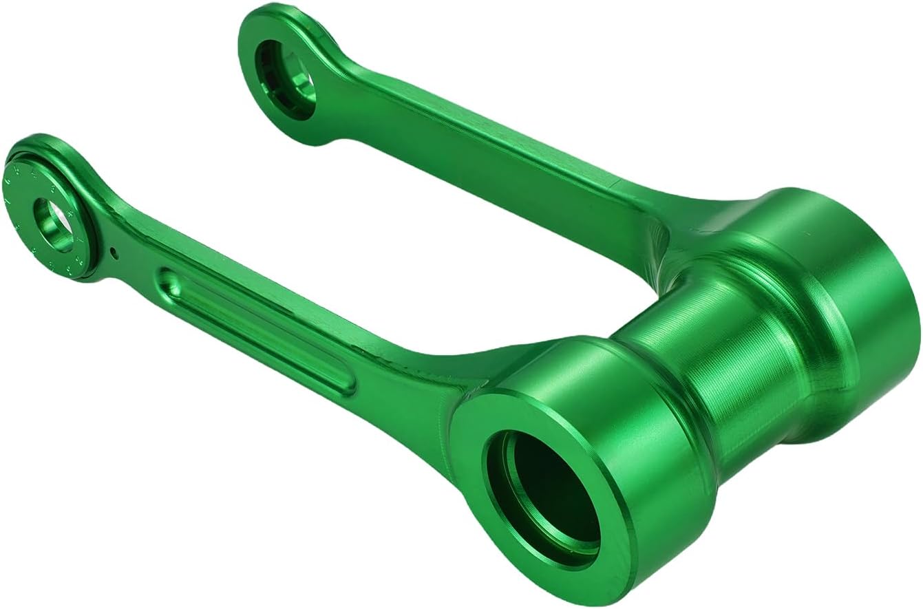 Rear Lowering Link for KLX230,Adjustable CNC 7075 Aluminum Rear Suspension Drop Link Kit for KLX 230 21-25/KLX230 ABS 21/KLX230 ABS 21-25/KLX230R S 21-24/KLX230SM 23-25/KLX232 24-25-Green