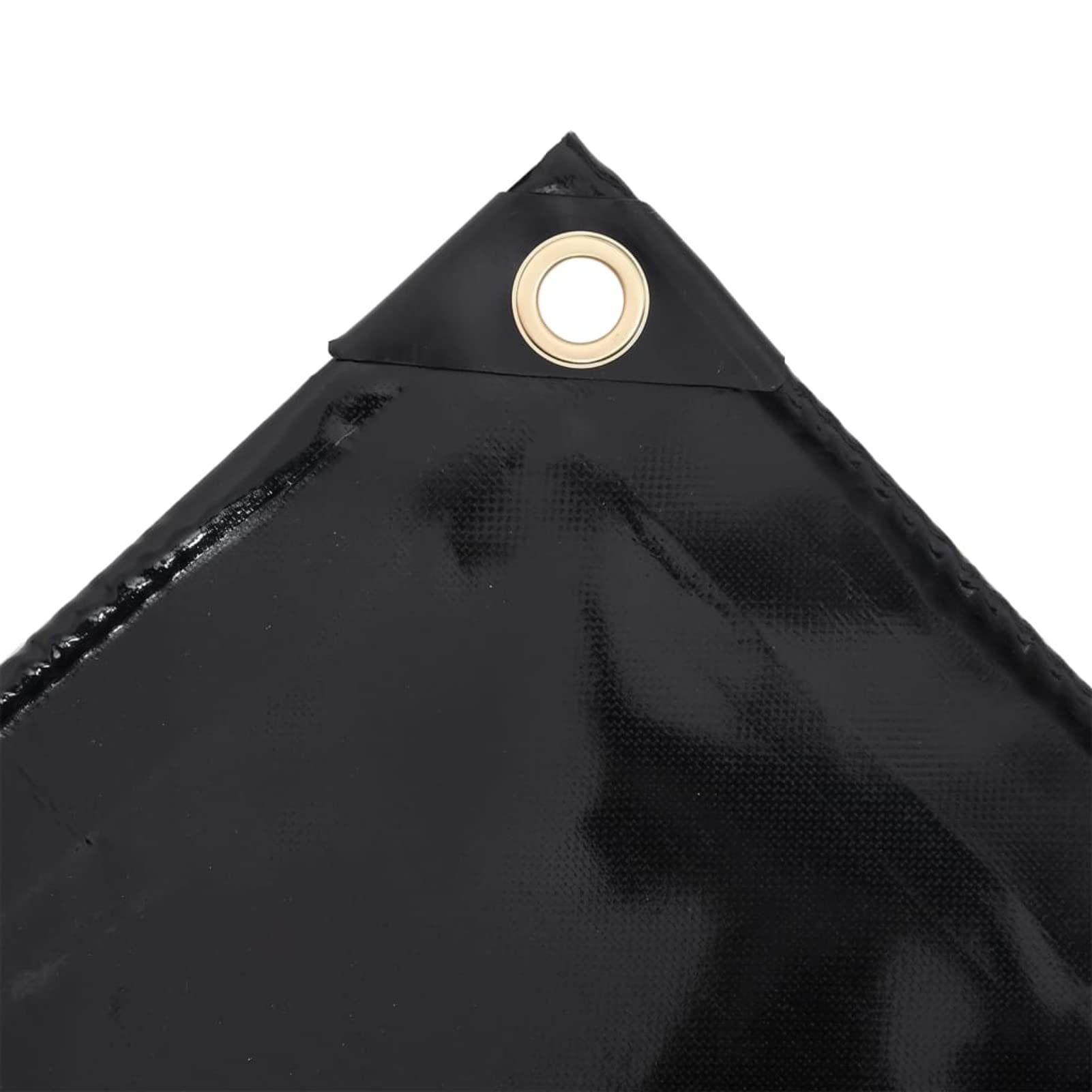 Homgoday Lona 650 g/m² 3x4 m Negro Lona Impermeable Exterior, Toldo Reforzado Protección contra UV, con Ojales para Leña, Muebles, Jardín, Piscinia, Vehículos