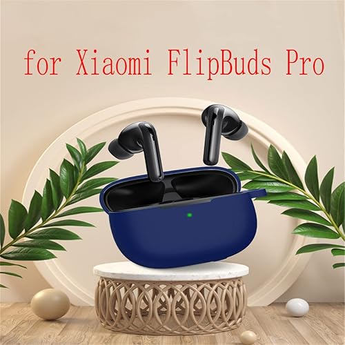 Miniatura 2 de Funda de silicona suave para Xiaomi FlipBuds Pro, funda absorbente de golpes, accesorios con llavero para hombres, adolescentes, niños, niñas,