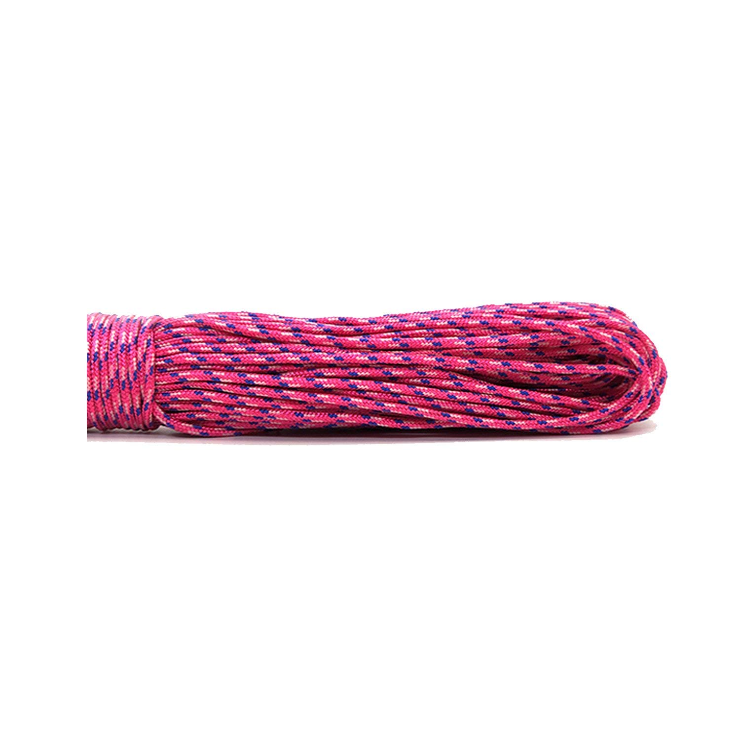 Climbing Rope 50Ft 2Mm One Stand Cores for Survival Parachute Cord Lanyard Camping Climbing Camping Rope