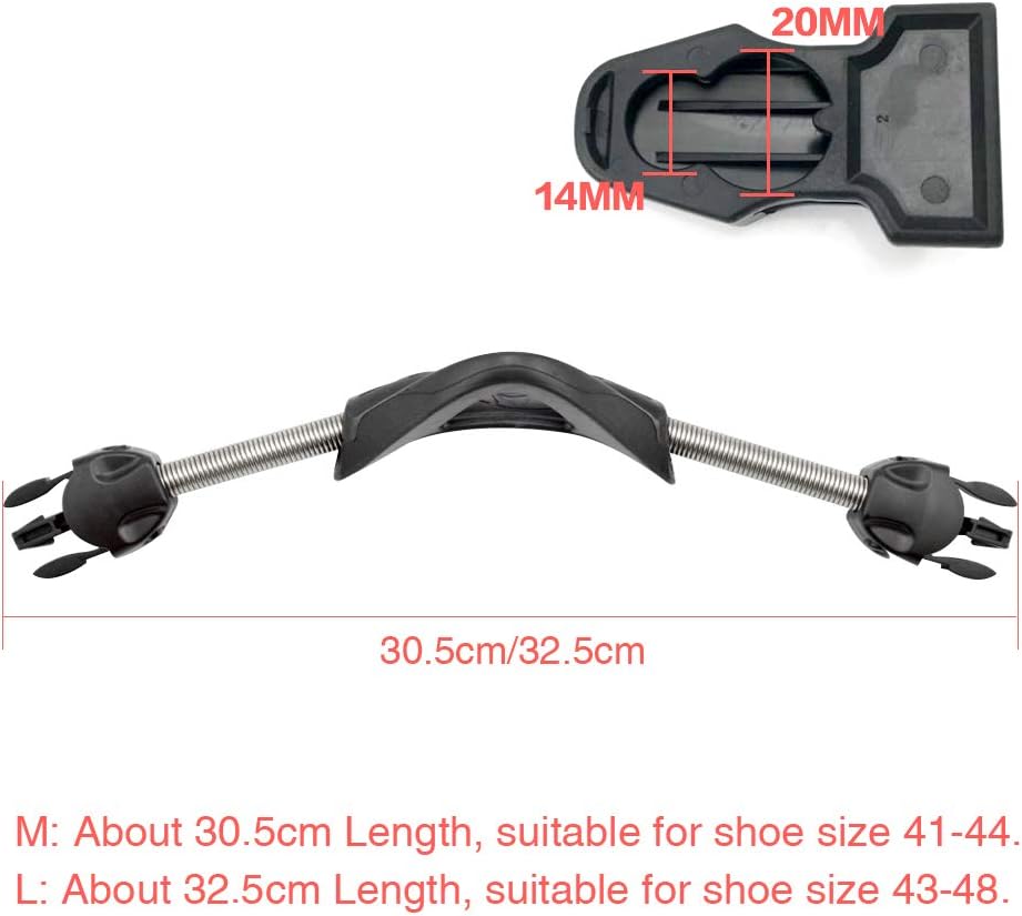 2pcs Diving Fin Strap, Universal Fin Replacement Strap with Quick Release Buckles Durable Heel Straps for Most Fins