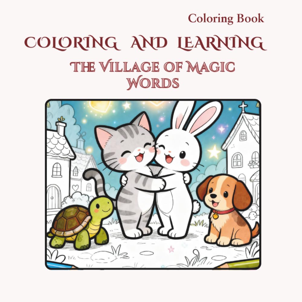 The Village of Magic Words (SERIES: COLORING AND LEARNING - Small Great Lessons)