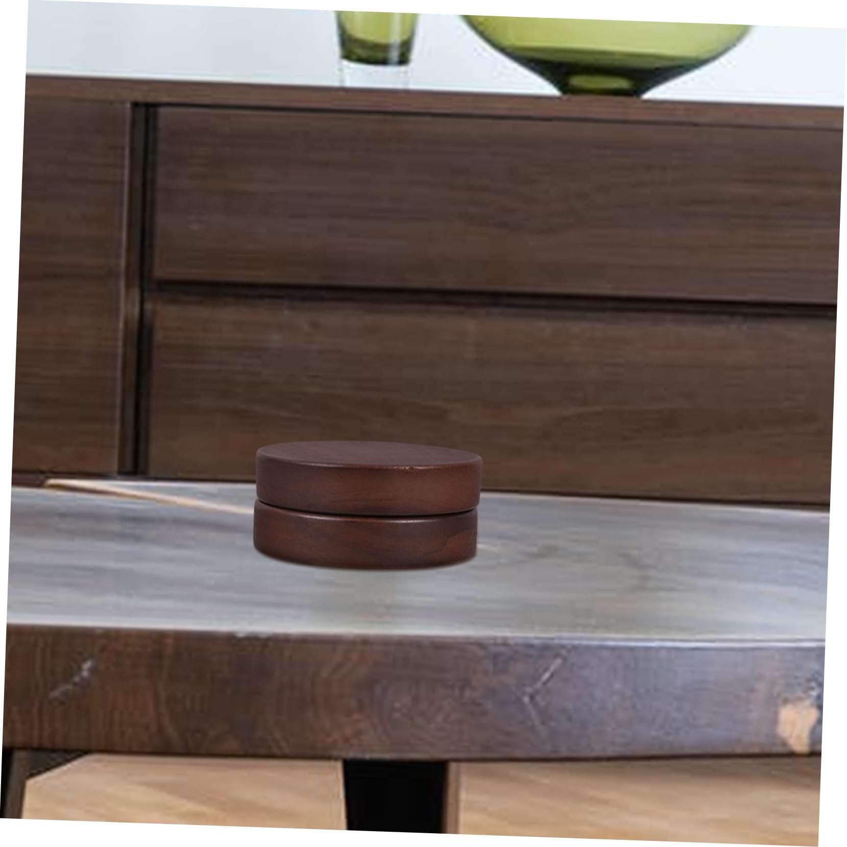 5 Pezzi Posacenere Portatile Antivento Posacenere Da Esterno Con Coperchio Posacenere Con Coperchio Copertina Inossidabile Vassoio Casa Marrone Chiaro Di Legno