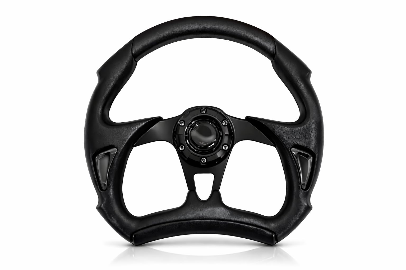 Universal Sport Racing Steering Wheel | Premium Leather Grip Car Steering Wheel | Lightweight Metal Frame | Aftermarket Performance Steering Wheels | Universal Fit for Car Modification-image-48