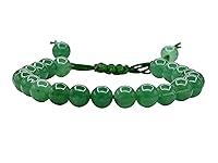 Vista 120 de Amazing Gemstone Yaxaite Bracelet for Women Men's Gifts - Protection Healing Crystal Bracelet - 8mm Gemstone Beaded Adjustable Bracelet Pulseras