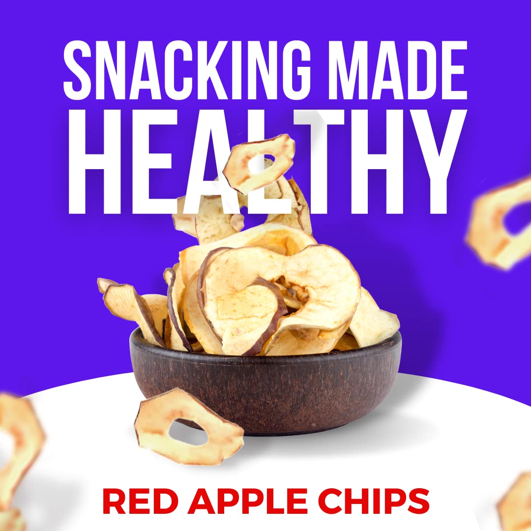 Crispy Bites Dried Apples, Gluten Free, No Preservatives, Vegan, Crunchy, Healthy on-the-go snack for kids & adults, 1oz/ea bag/pack of 5 Product Image 6