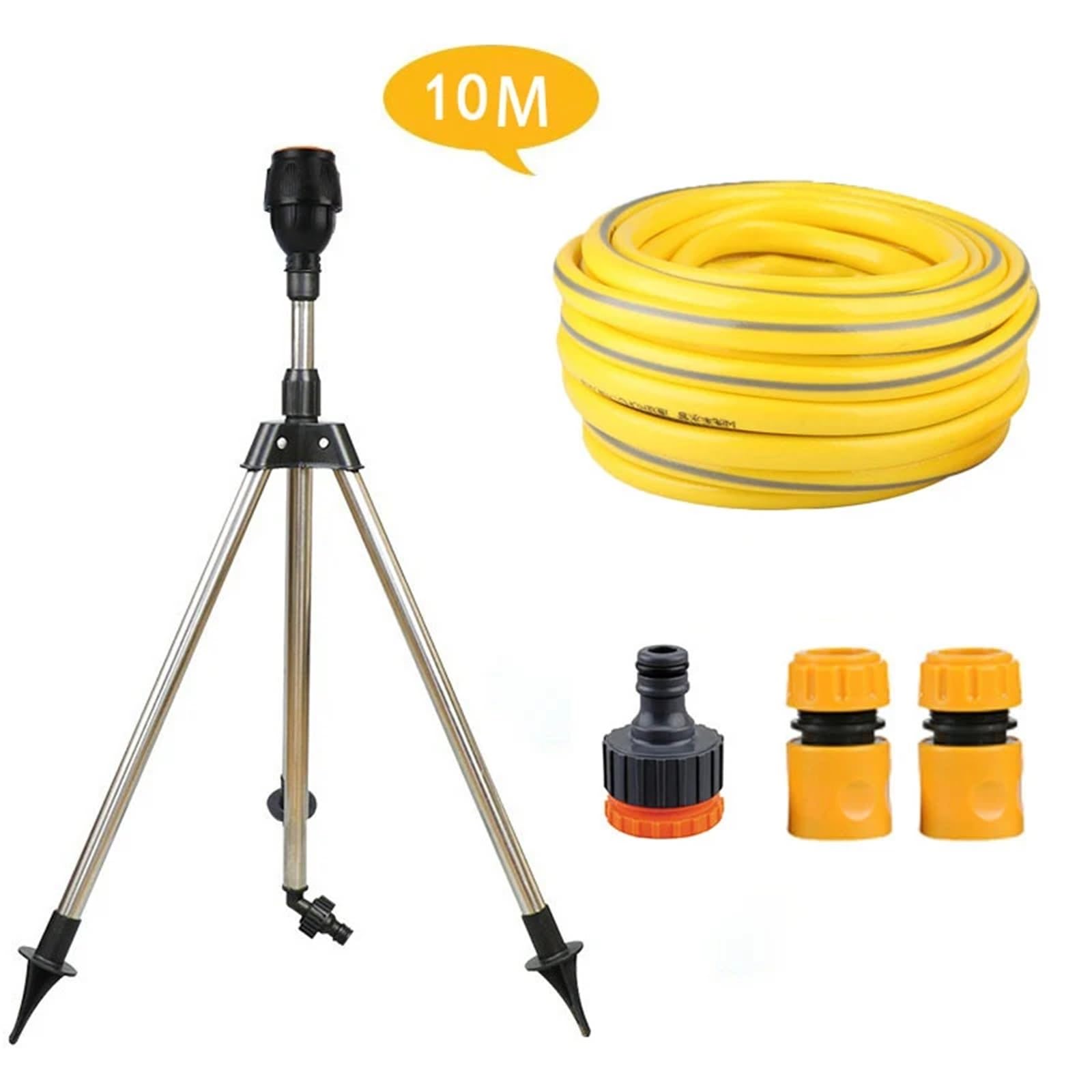 Irrigatore Rotante Set treppiede con irrigatore rotante automatico da giardino a 360 gradi