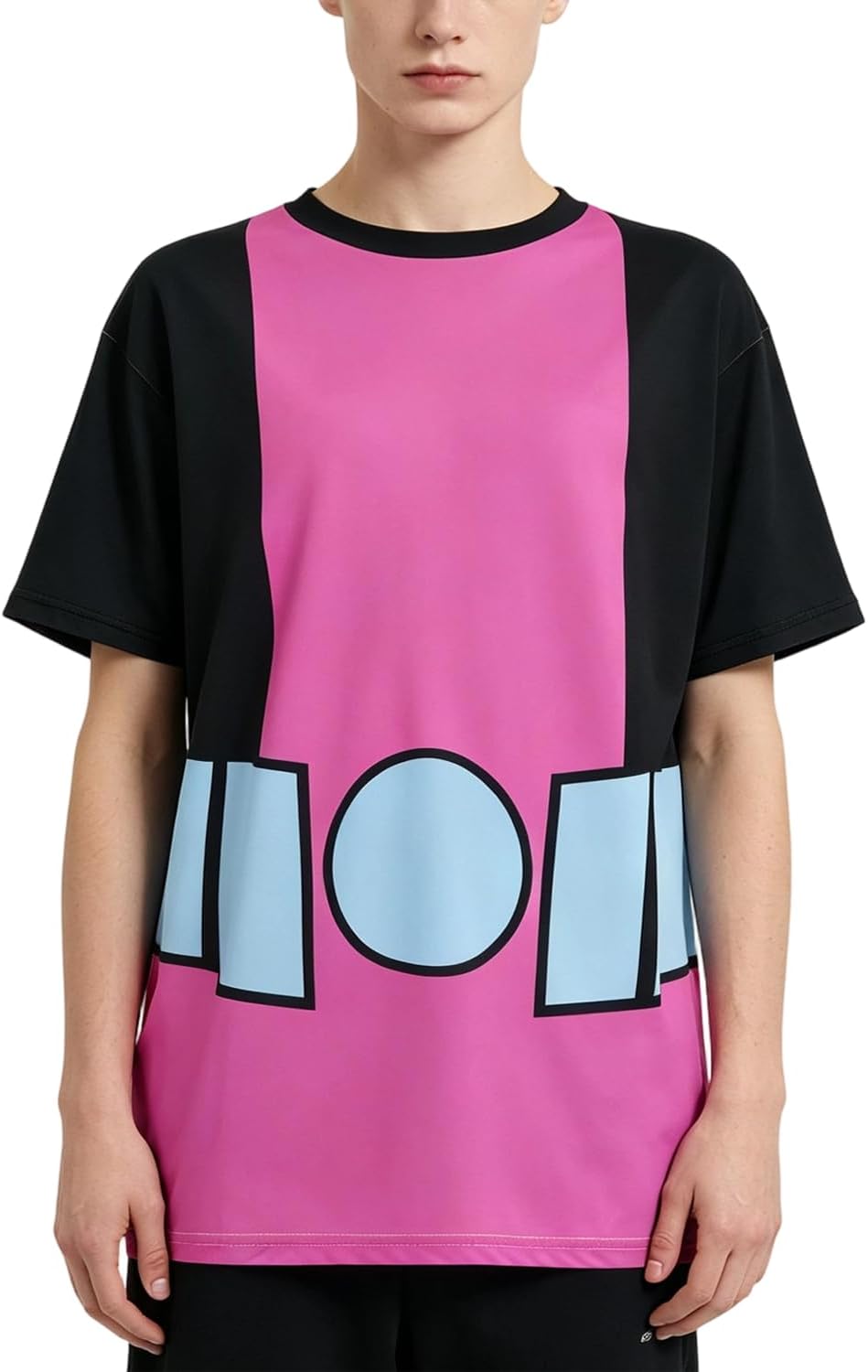 Beast Cosplay Costume Titans T-Shirt for Adult Pink & Black Titans Cosplay Top for Halloween, Cosplay & Casual Wear