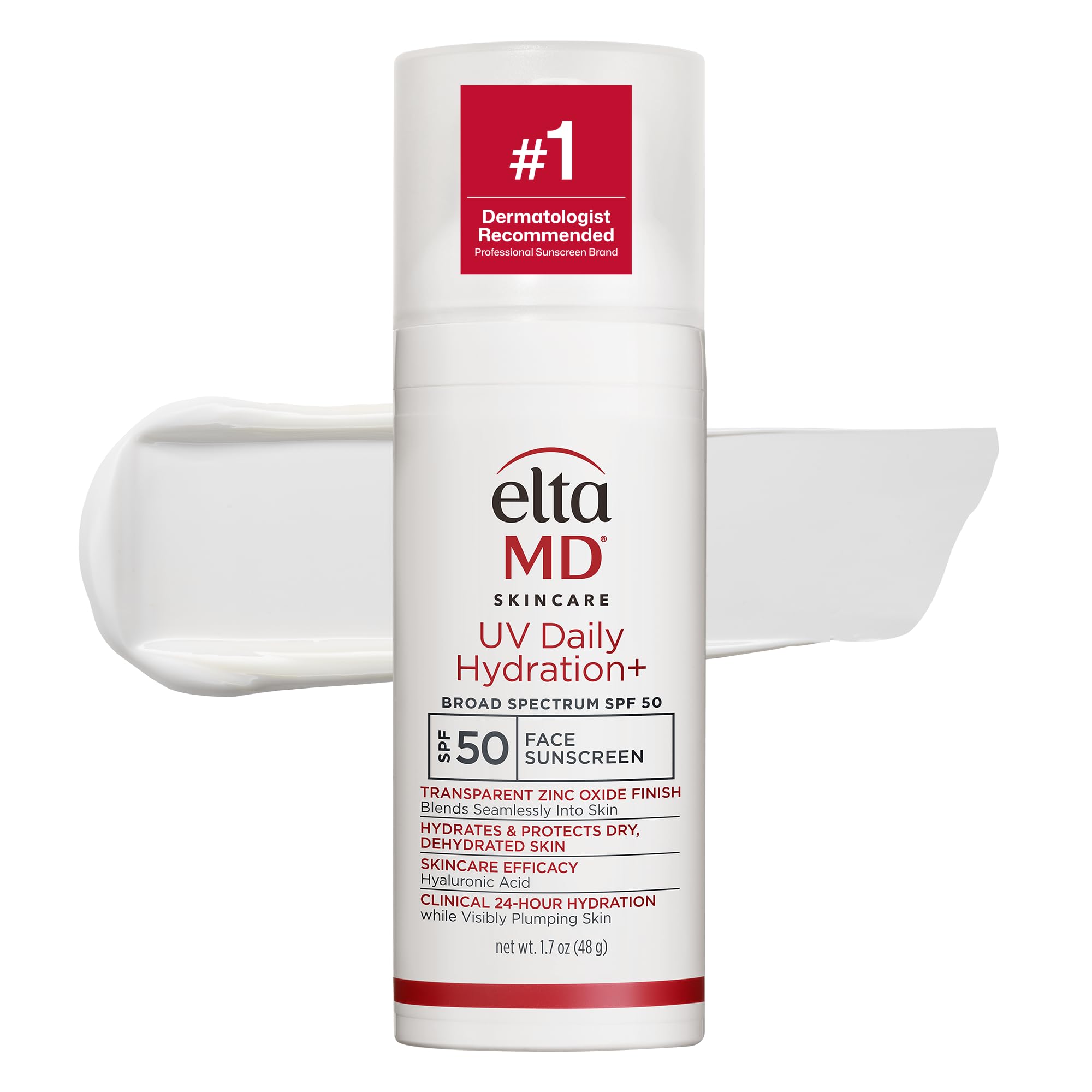 Photo 1 of EltaMD UV Daily Hydration+ SPF 50, Dermatologist Trusted Lightweight Hybrid Sunscreen Providing Advanced Sun Protection and Corrective Skin Hydration.