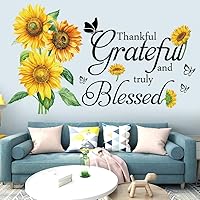 Vista 2 de Pegatinas de pared Girasol