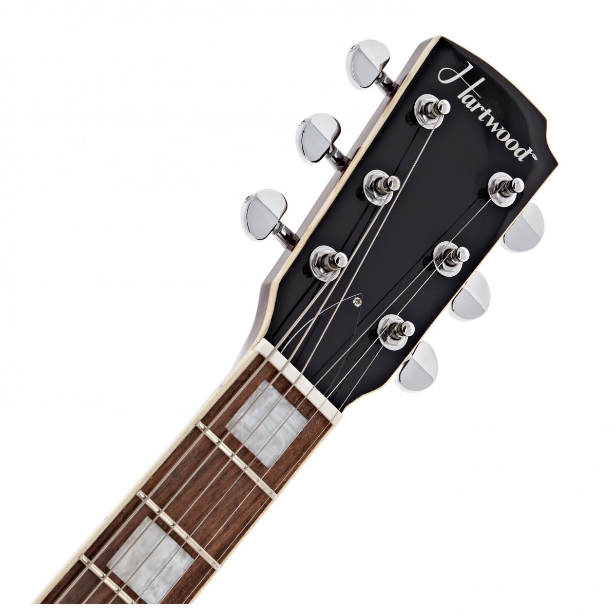Hartwood Chitarra semiacustica Revival Legend TR, noce | Toni Profondi e Risonanti dal Corpo in Tiglio, Braccio Tremolo Integrato per Vibrato Sfumato, Semi-Cavo, Noce