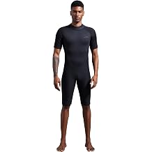 Dark Lightning Men's 3mm Full Suit Wetsuit for Scuba Diving Snorkeling Surfing Thick Warm Jumpsuits for Multiwater Sports