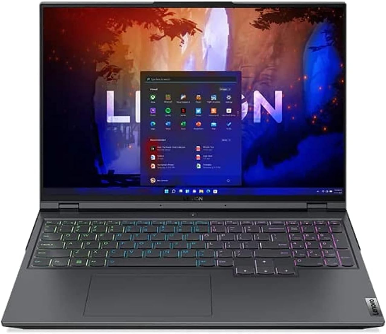 2023 Latest Lenovo Legion 5 Pro Gaming Laptop 16" WQXGA 500Nits 165Hz Display Core i7-12700H 32GB 1TB NVIDIA GeForce RTX 3050Ti 4GB RGB Backlit Eng Key WIN11 Storm Grey
