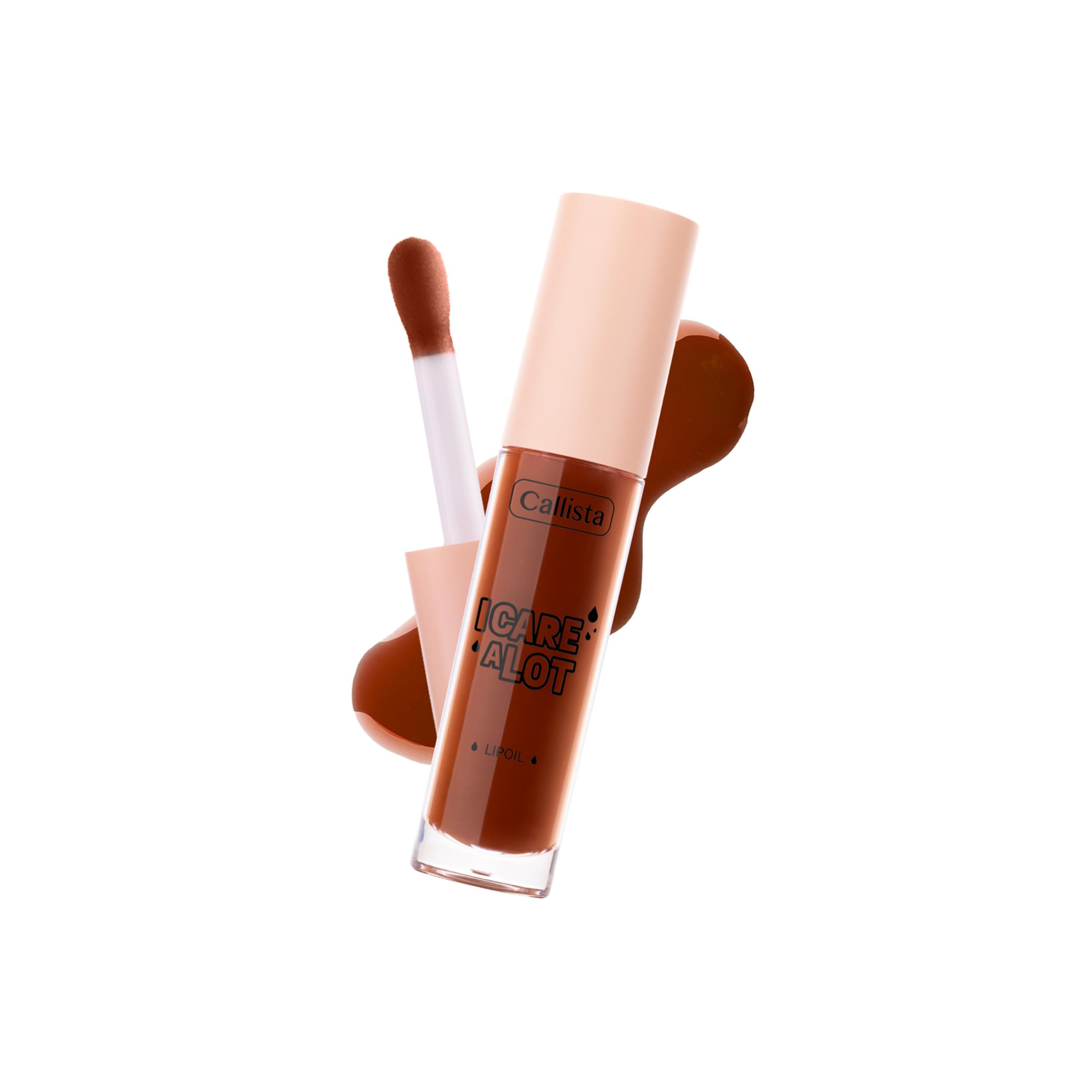Callista I Care A Lot Lip Oil Nemlendirici ve Parlatıcı Dudak Bakım Yağı - 50 Milky Caramel - Kahverengi