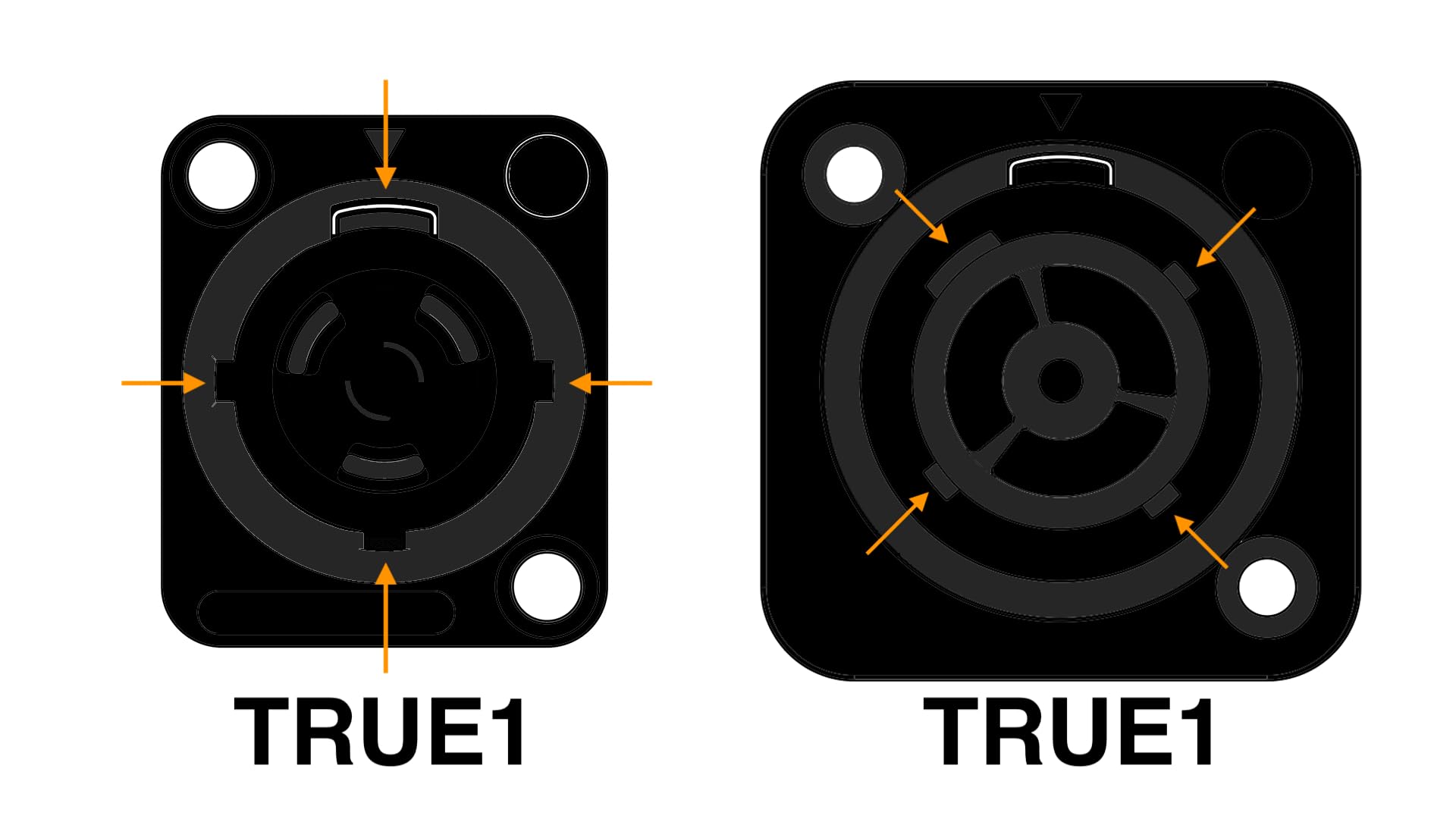 Amazon.com: True1 Male to Female Jumper, Locking Mains Power Cable