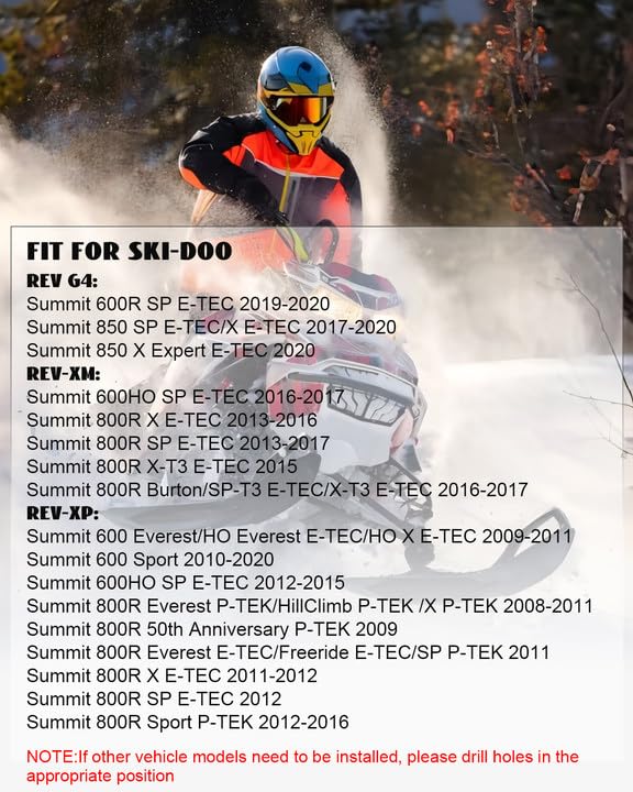 Grattoir à glace pour motoneige solution surchauffe Ski-Doo Summit ressort