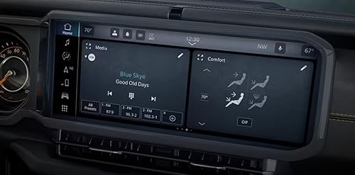 MBSIX - Protector de pantalla compatible con Jeeep Wrangler Gladiator 2024, pantalla táctil de 12.3 pulgadas, transparente HD, resistente a los