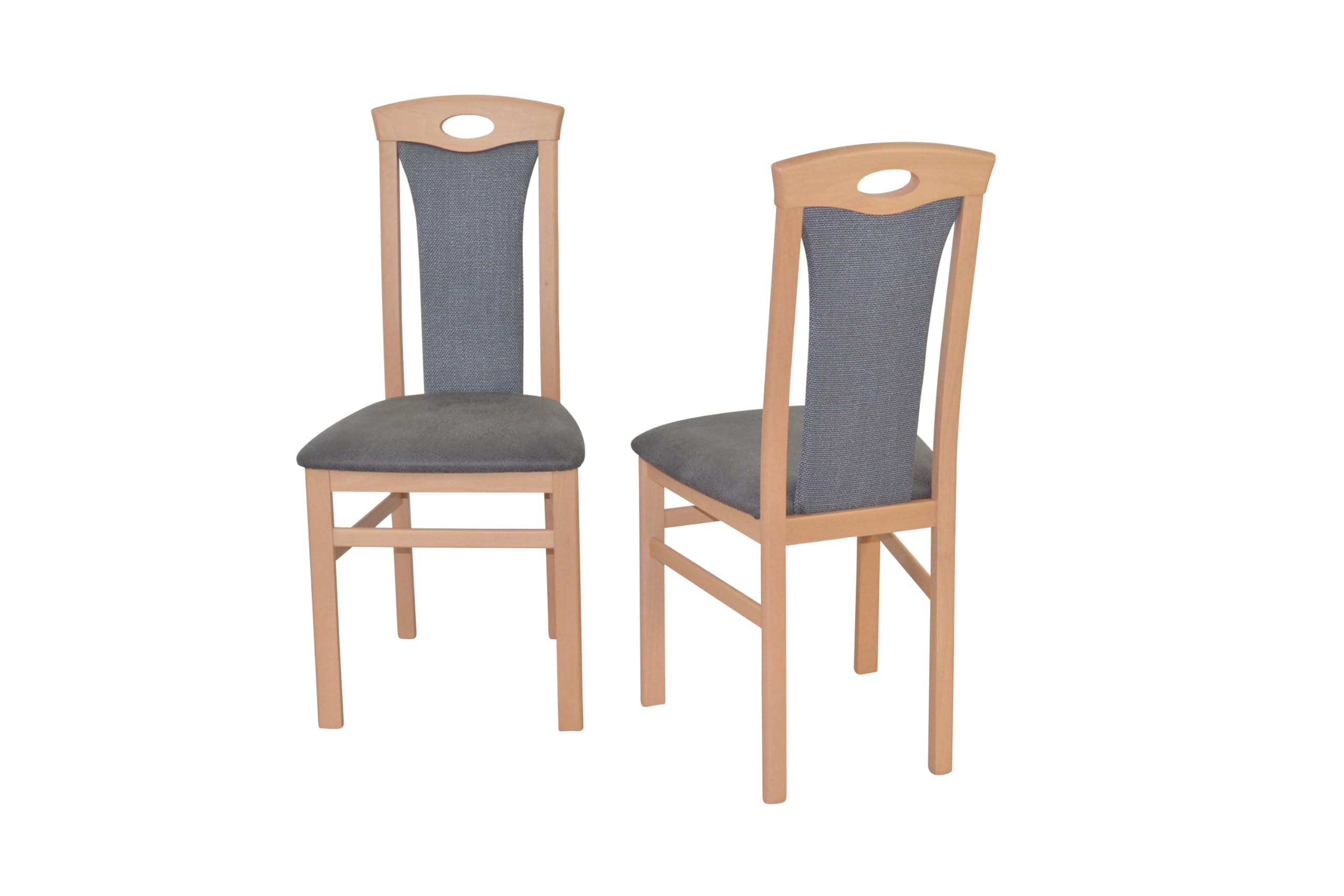 Eckbankgruppe (4teilig) Caro I buche/anthrazit