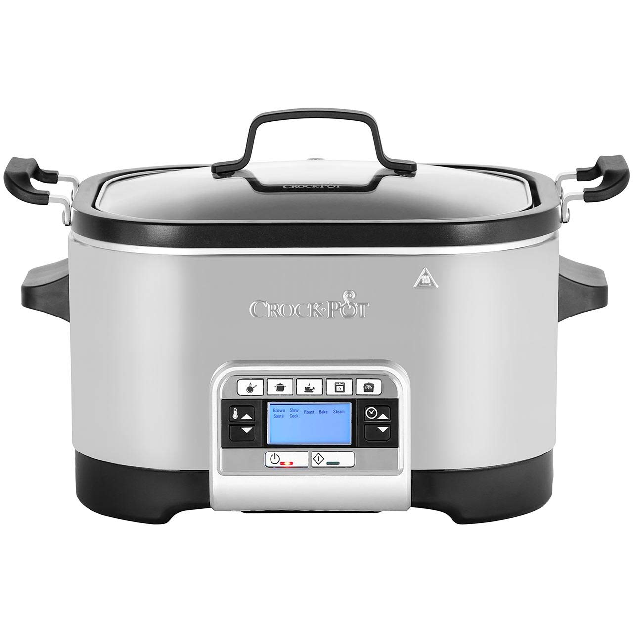 Crockpot Multi-Cooker | Programmierbarer Slow Cooker | Zum Sautieren, Braten und Dampfgaren | 5,6 l (6–7 Personen)| abnehmbare Schüssel [CSC024X]