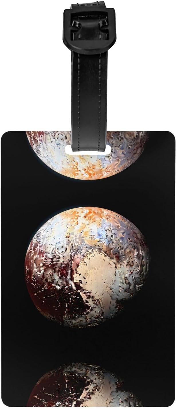 Pluto Image Luggage Labels, for Travel, Women's Cute Travel Bag Luggage Signs, Accessories Backpacks, Bag Name Labels