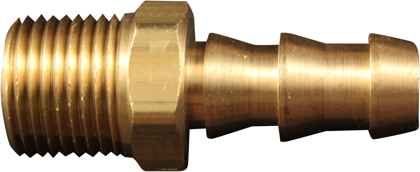 Milton 1703-6 3/8 Male End, 3/8 ID Hose