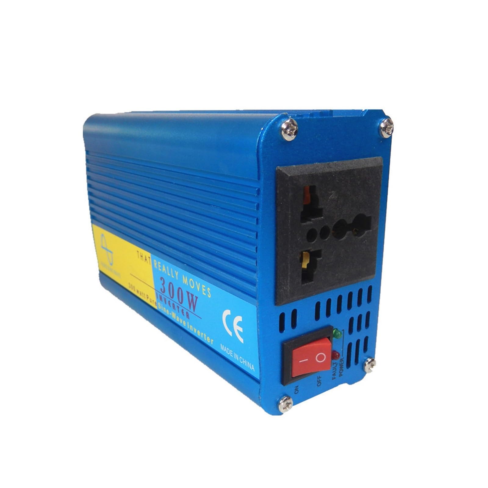 Onduleur à Onde sinusoïdale Pure 300 W, Alimentation 12 V à 220 V DC à AC (Size : 24V 220V)