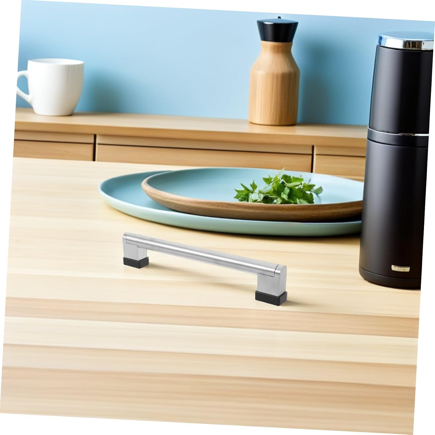Stainless Steel Freezer Handle Replacement for Commercial Kitchen Cabinet