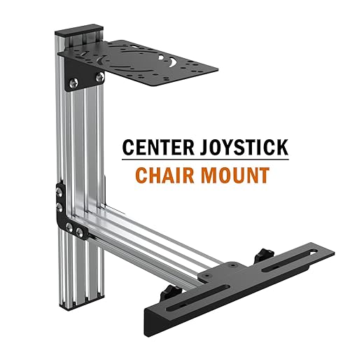 Miniatura 2 de Fosiya SIM Fighting Joystick Center Chair Mount Flight Stick Chair Mount Use for T-Flight Hotas 4 & Warthog Flight Stick & T16000M FCS & TCA