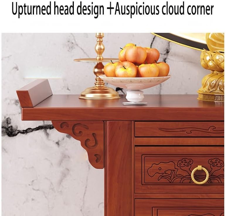 Altar Table,Buddhist Altar Cabinet,Bamboo Shrine Table, Alter Tables for Spiritual(42.52in)