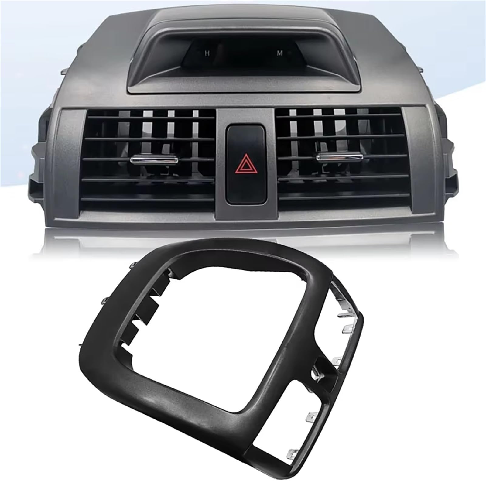 Panel Embellecedor Radio Central Radio Reproductor Navegación 10.1 Pulgadas Embellecedor Interior Montaje 2DIN para Sentra para Sunny 2000-2006 Marco Radio para Coche(1Pc)