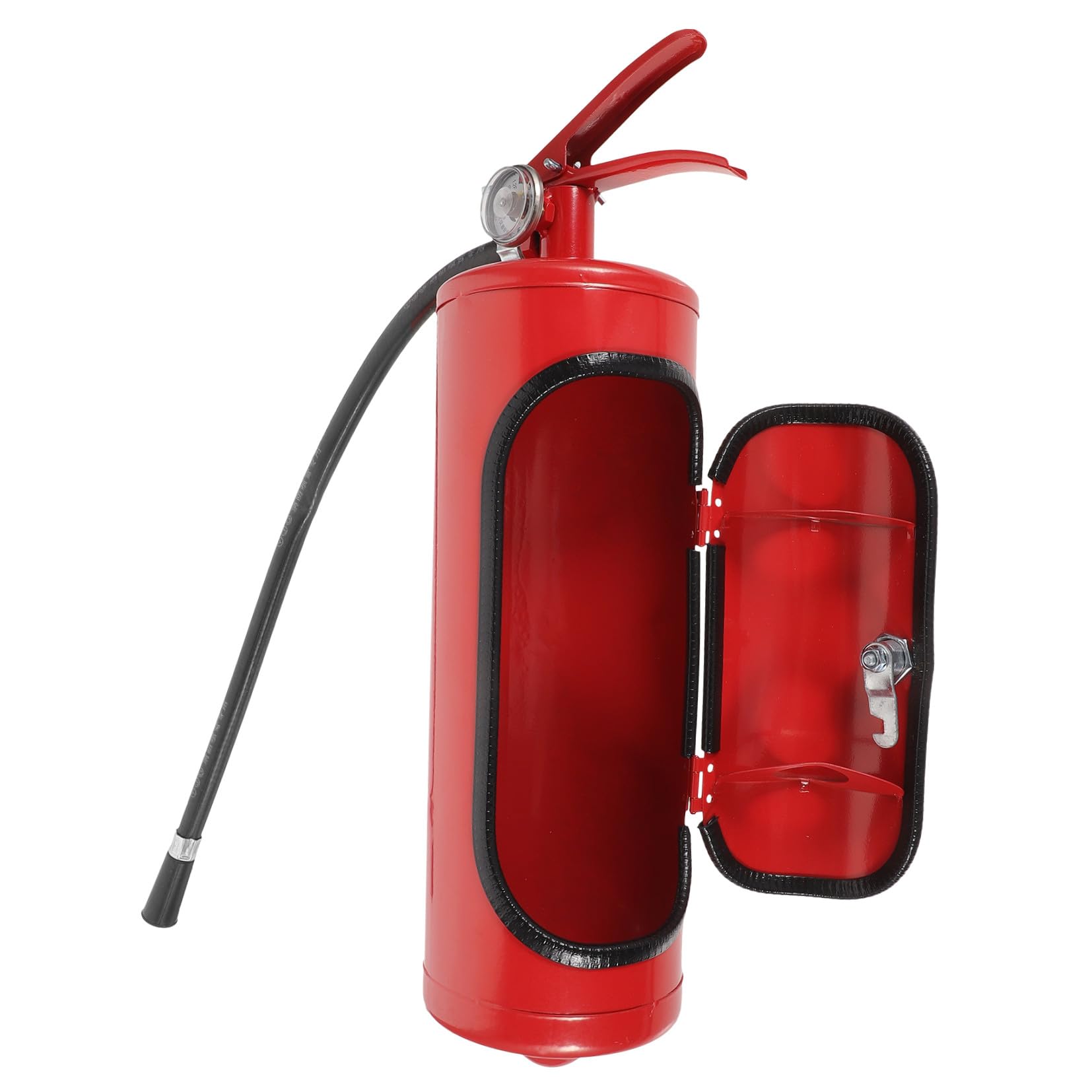 Boîte à vin rangement pratique rouge extincteur pour verres à vin
