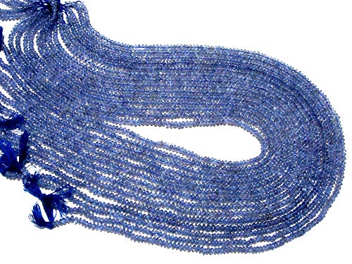 Perles de tanzanite pour collier et création bijoux en brin lâche - 4