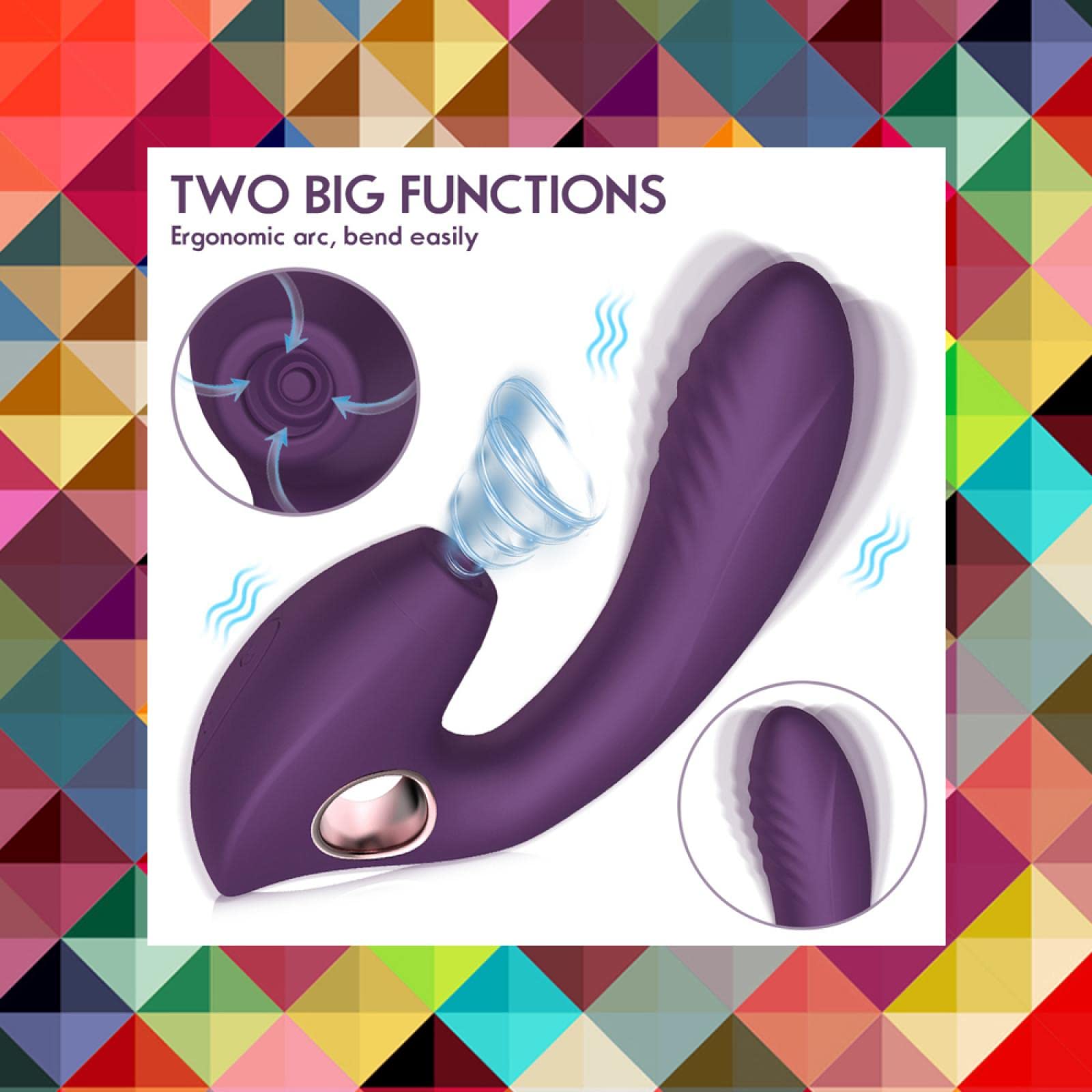 Dona Vibratori Vibratori della vagina Dildo vibrante a 10 velocità Punto G Stimolatore del clitoride Clitoride Giocattoli erotici del sesso per la masturbazione della donna