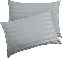 Vista 25 de Juego de 2 fundas de almohada 100% algodón egipcio, fundas de almohada refrescantes de 400 hilos, fundas de almohada suaves y transpirables con Beige