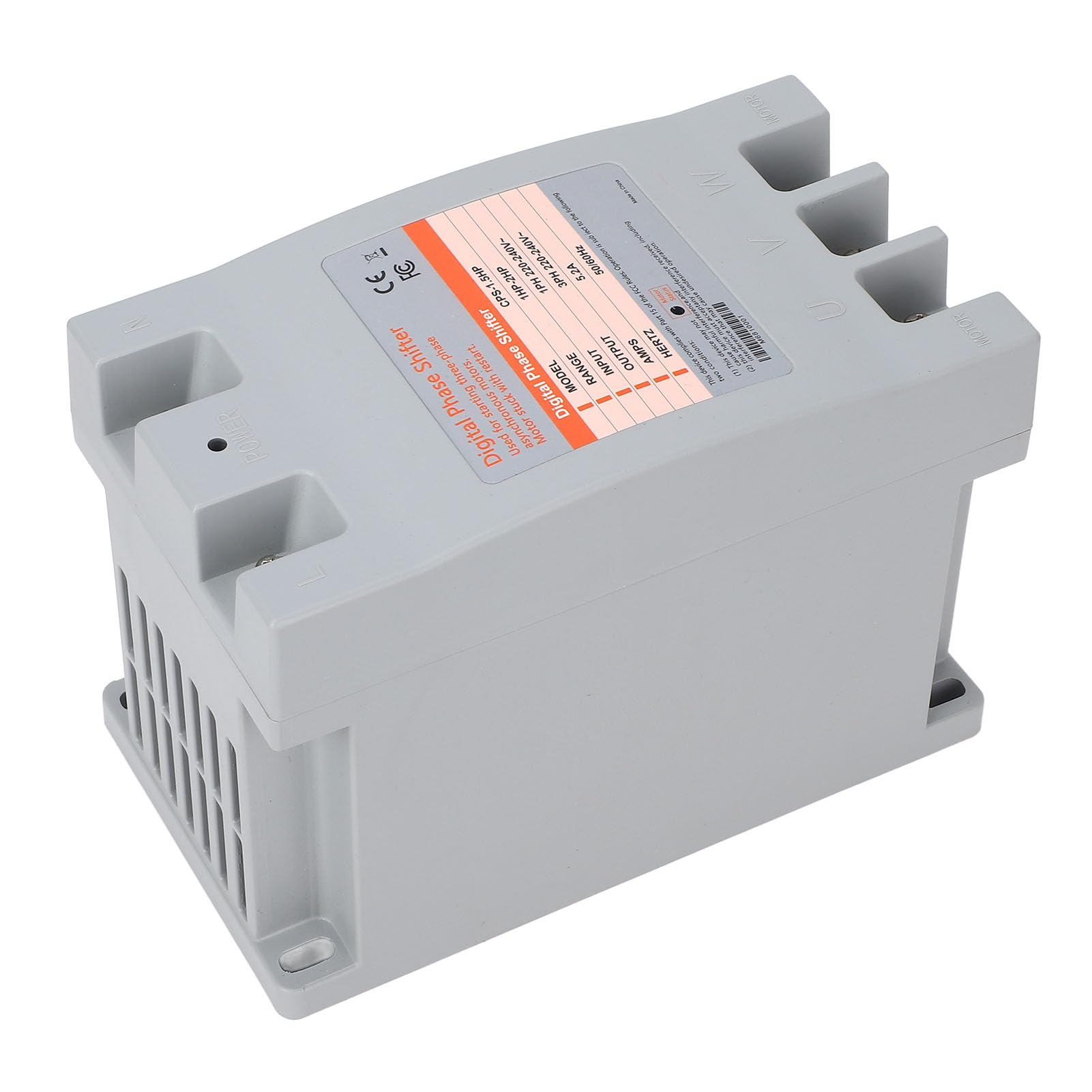 Convertidor de fase digital 1.5 para monofásico a trifásico con diseño compacto, adecuado para equipos de motor en entornos residenciales y comerciales, ideal para operar maquinaria