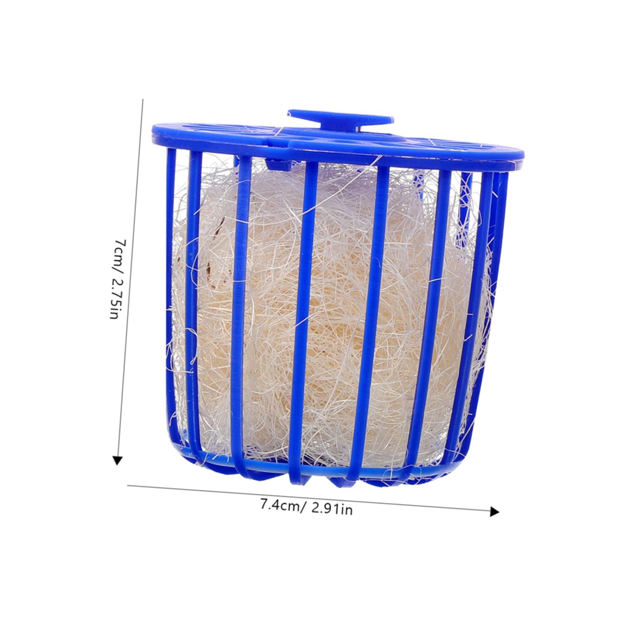 HAPINARY 4pcs Parrot Nesting Box Durable Bird Breeding Nest for Parakeets and Finches Cozy Hut Design for Nesting and Feeding Sturdy Bird House Supplies