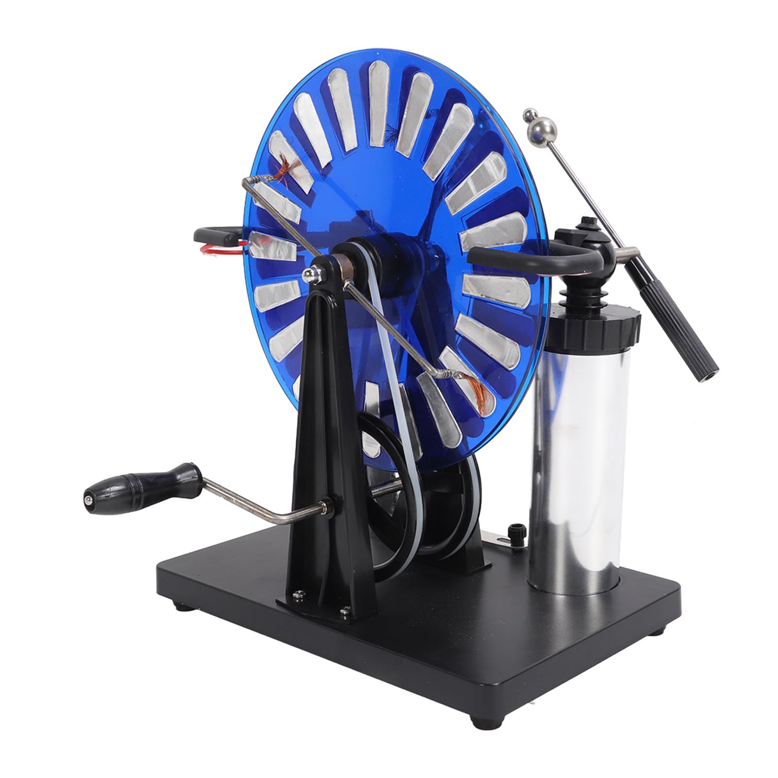 Generador de Electricidad de Inducción Electrostática, Generador Estático, Modelo de Motor Estático, Manivela de PVC, Kits y Juguetes Científicos para Experimentos Educativos
