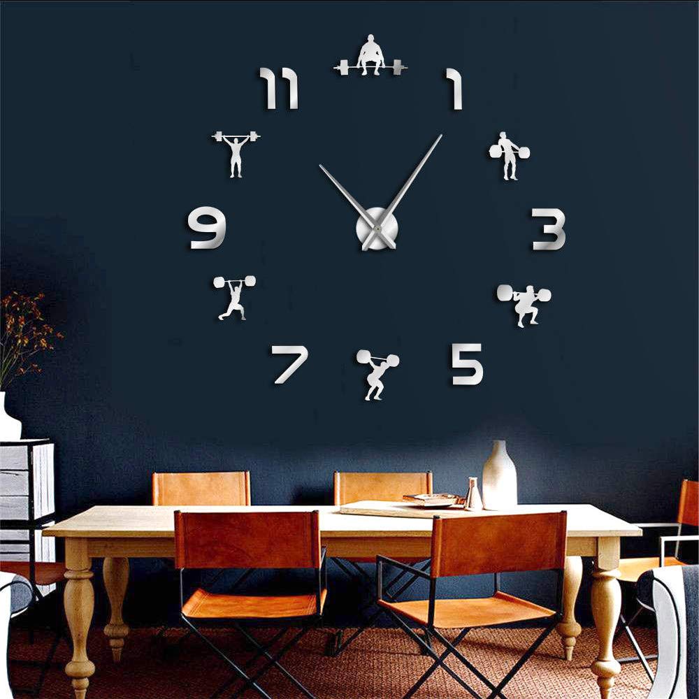 Décoration murale DIY géante de fitness pour rompre la monotonie des murs de gym