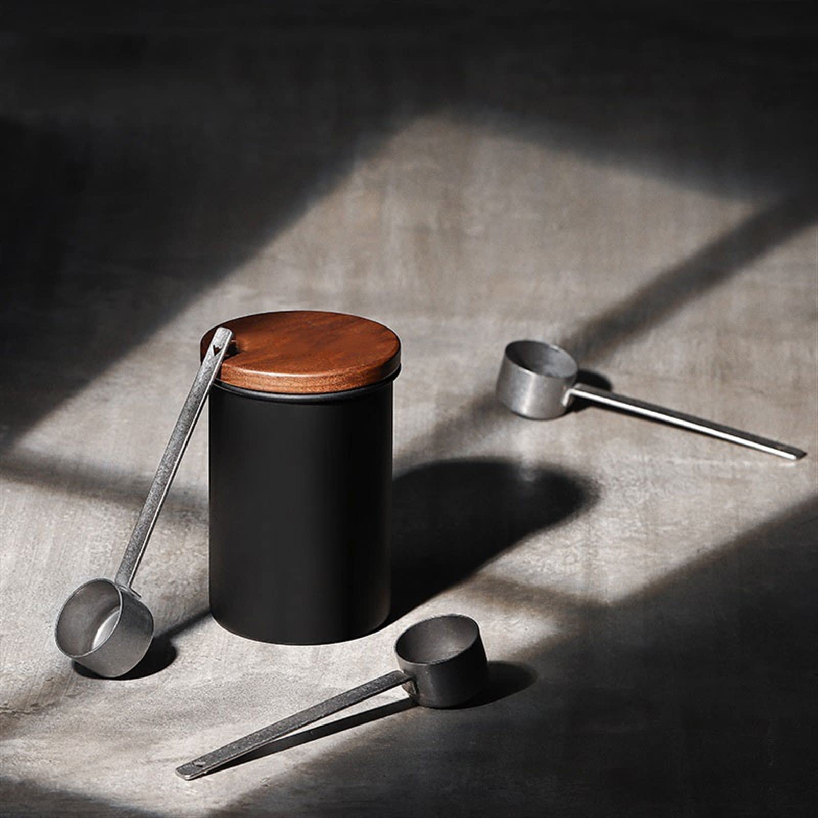 Cucharas Cuchara medidora de acero inoxidable Cuchara de café con mango largo Matcha en polvo Cacao en polvo Cuchara cuantitativa 8 g Cucharón pequeño /267 (Color : D)