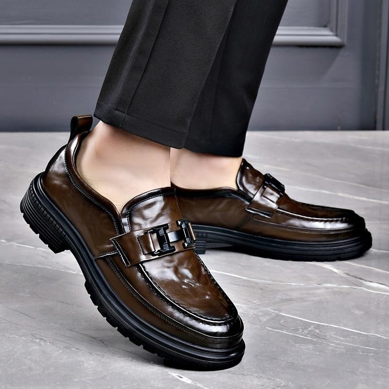 Men's Trendy Brogue Wingtip Dress Shoes Formal Leather Shoes for Weddings Business Office Prom for Men3