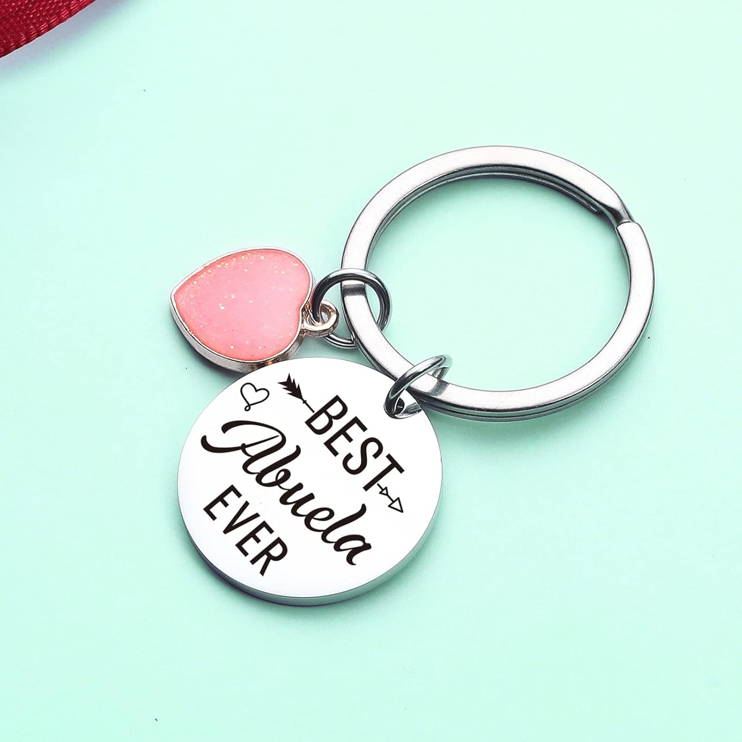 ZNOSVEI Abuela To Be Keychain Granny Gift Abuela Thank You Keychain Abuela Gift - Image 6