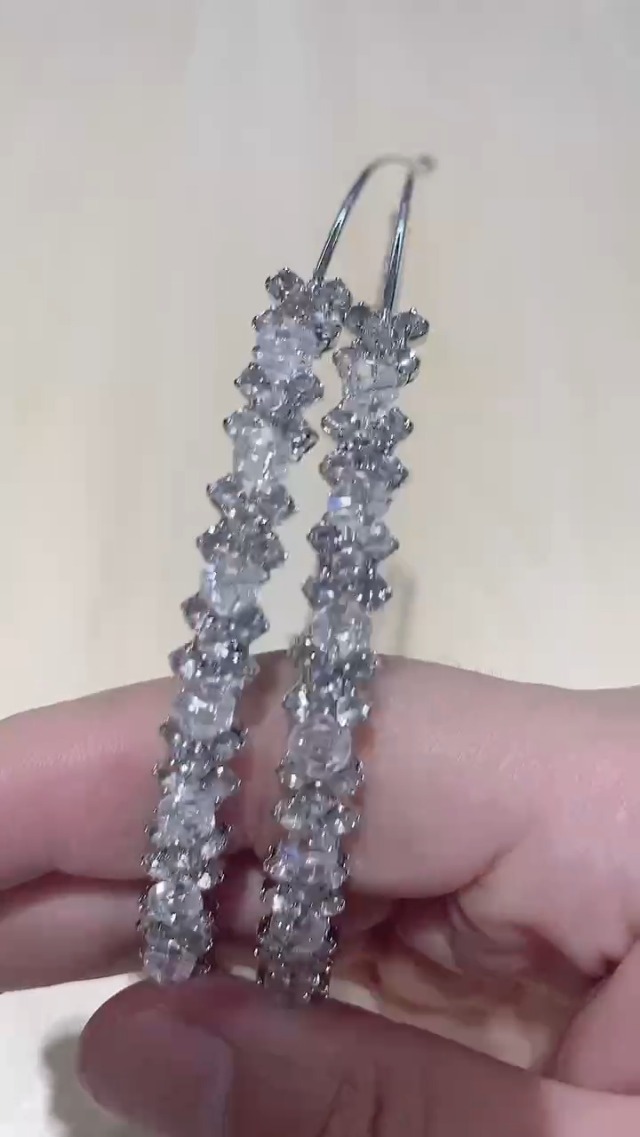 Amazon.com : Double Layer Silver Hair Hoop Rhinestone Headband