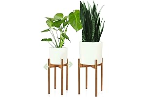 Fox & Fern Adjustable Bamboo Plant Stand