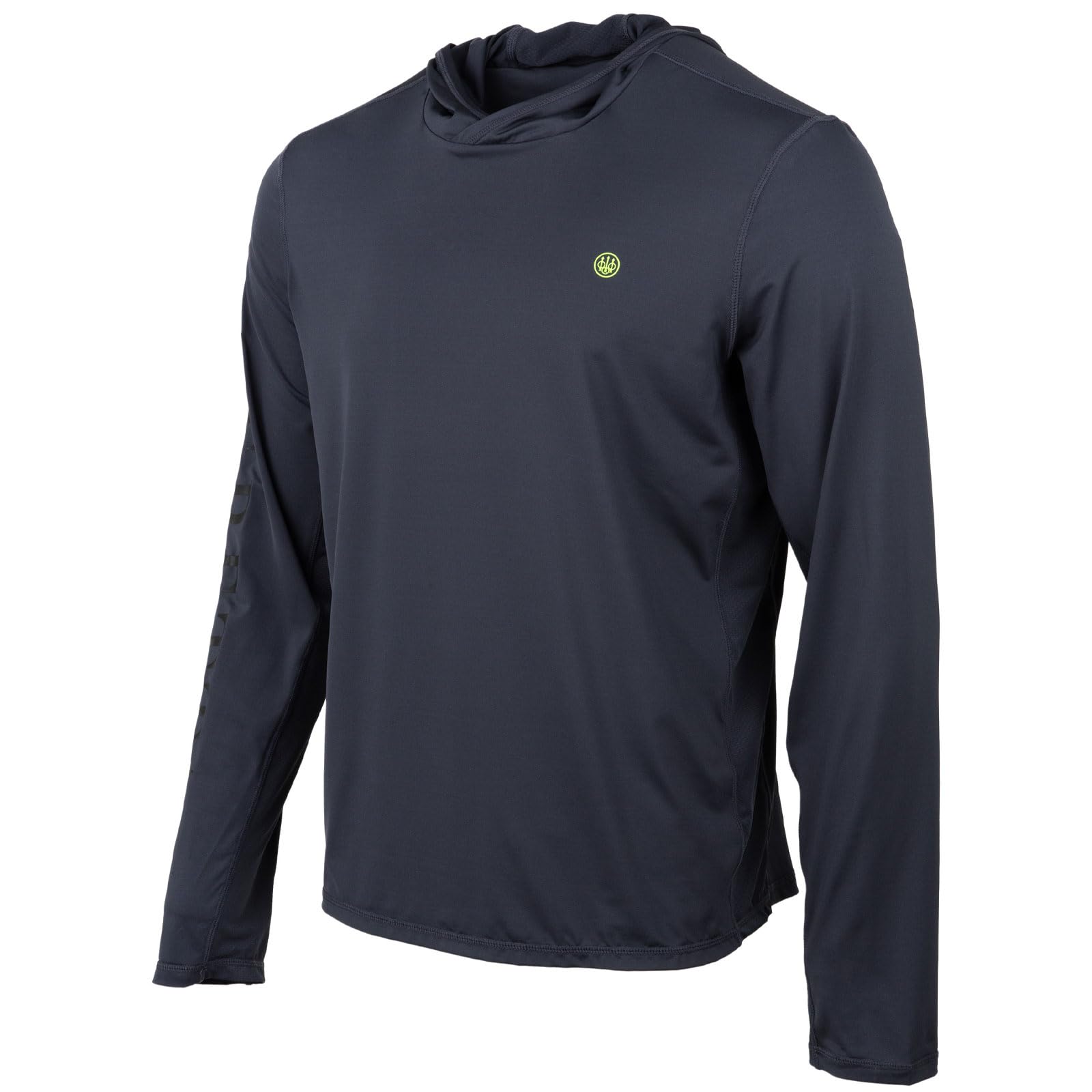 Beretta Keys Flex - Sudadera con capucha transpirable de secado rápido UPF 50+ para hombre, protección solar, casual, para exteriores, activa, manga larga, rendimiento