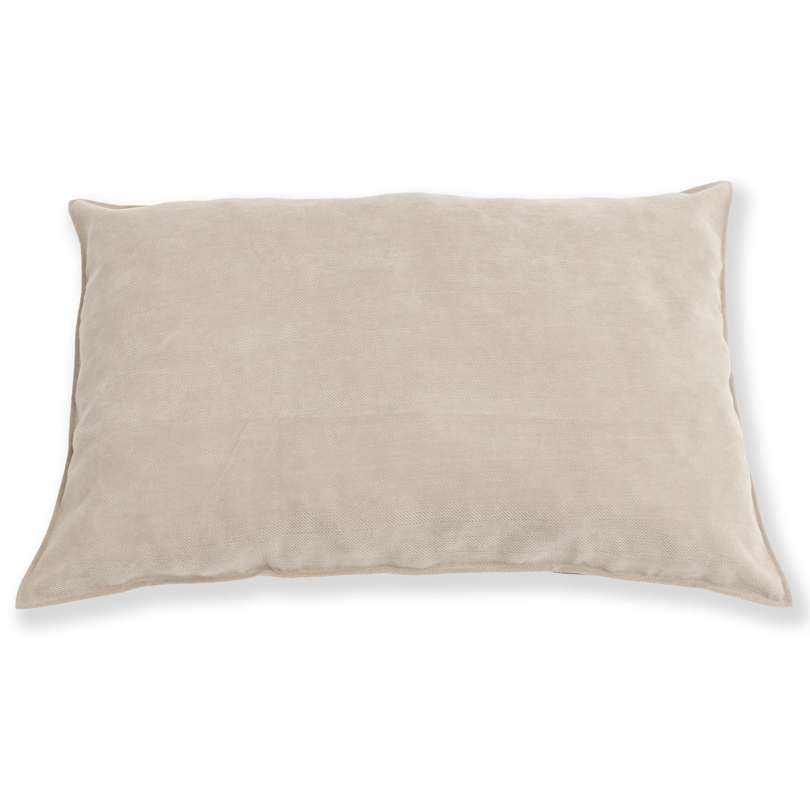 ZLHETWT Couch Pillow Cases, Small Space Storage Pillow Covers, Zippered Storage Pillowcase, Throw Pillow Covers, Soft Chenille Storage Pillowcase for Couch Sofa Bedroom Decor Travel (Milk Tea Color)