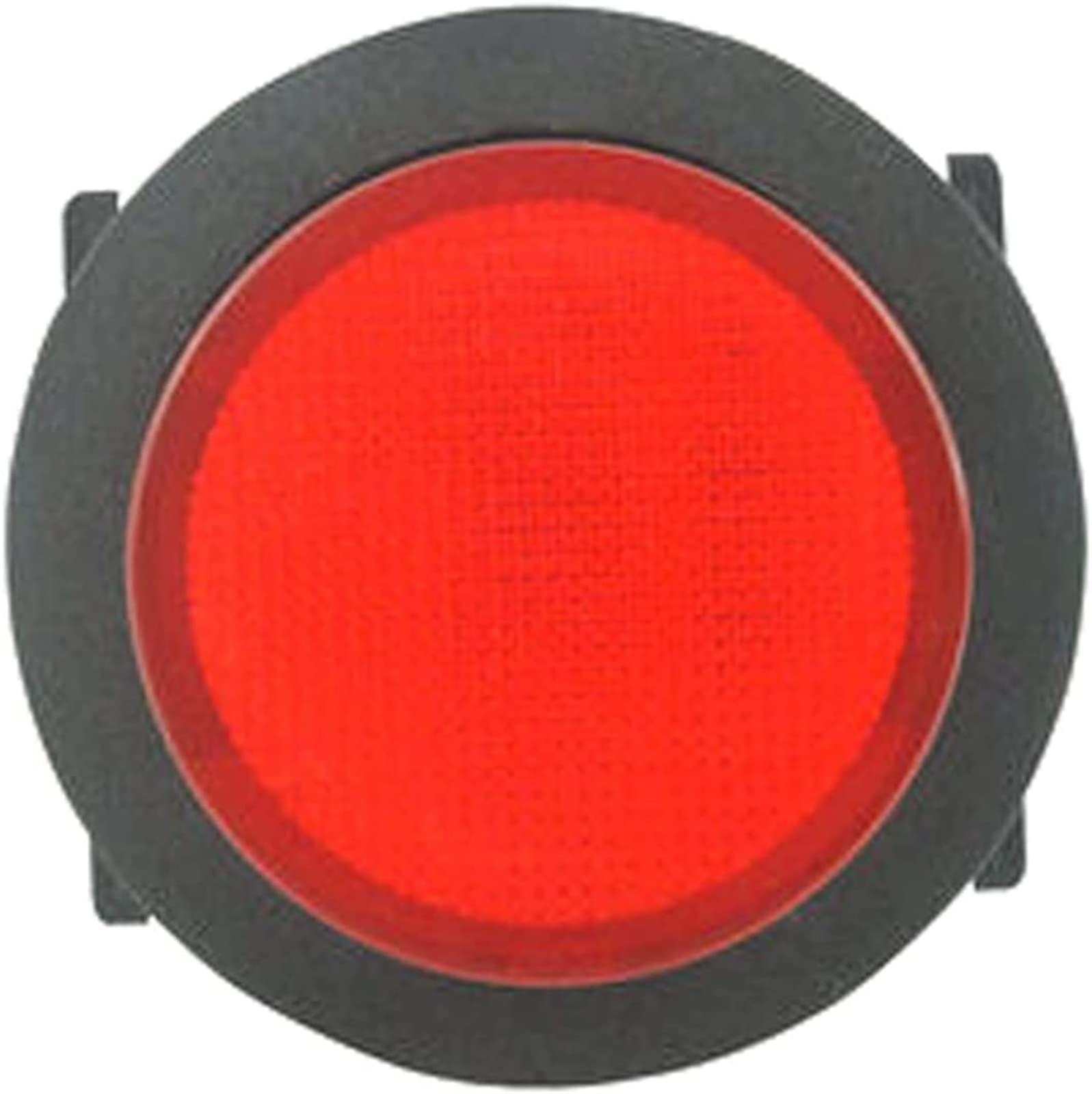 Interruptor basculante Interruptor de botón pulsador Rojo con luz Interruptor de alimentación táctil de 4 Pines 15A 250V Interruptor basculante Redondo eléctrico 28 * 23.2mm PS18-16-2