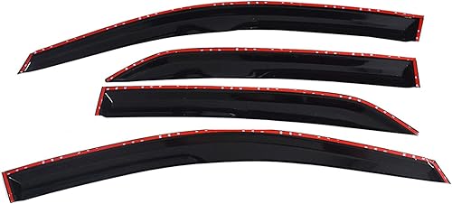 Miniatura 2 de 4 piezas humo ventana ventilación visera lluvia protector deflector reemplazo para Corolla 2009 2010 2011 2012 2013