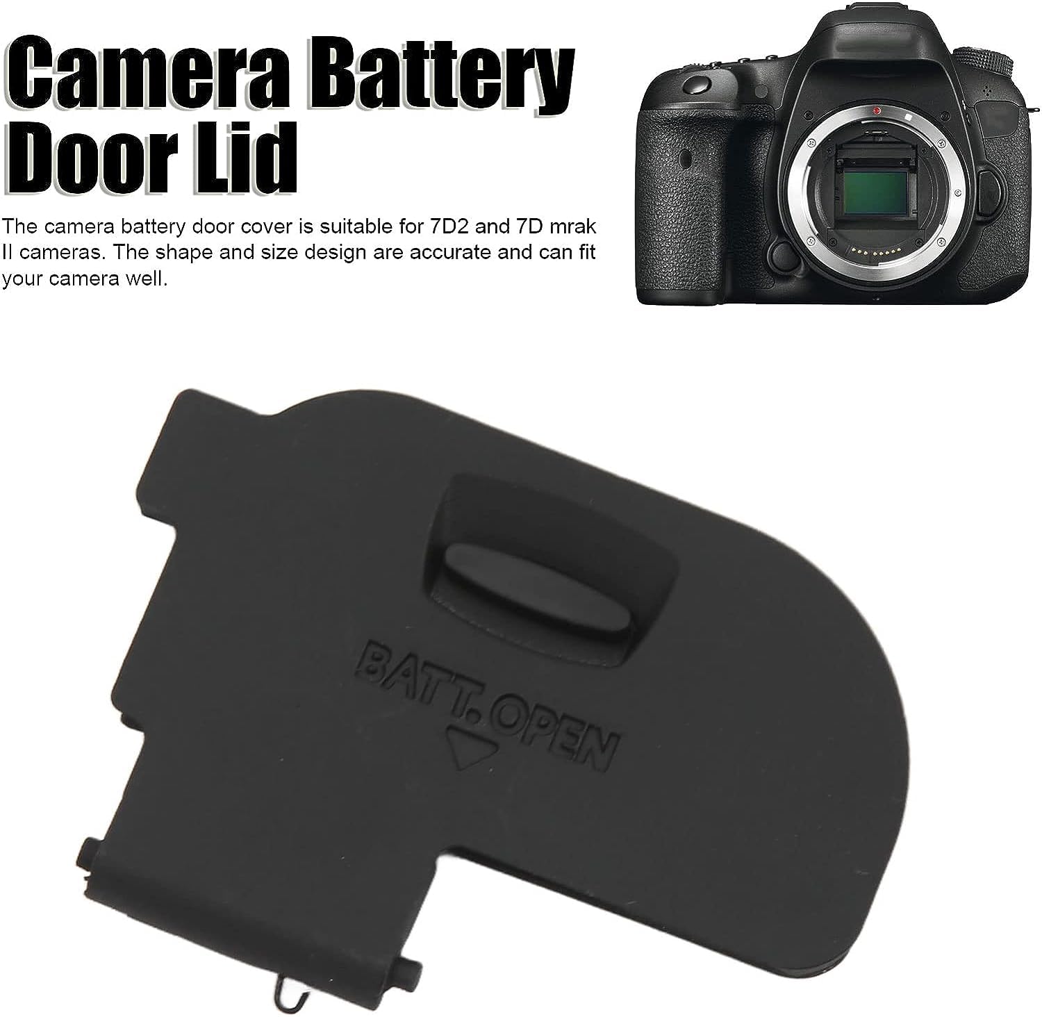 Amazon.co.jp: キャノン 7D2 7D Mrak II用 バッテリー室カバー : 家電